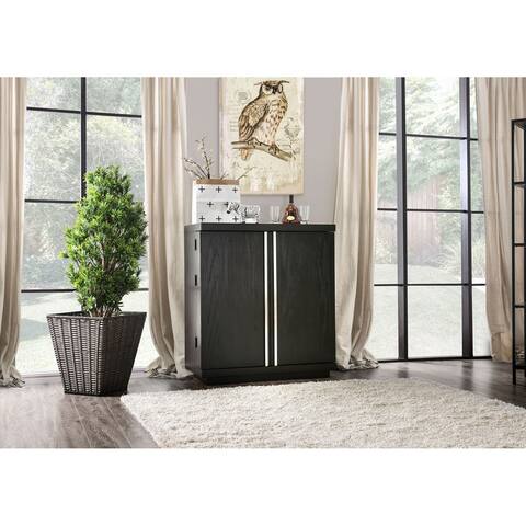 Furniture of America Hima Contemporary Espresso 38-inch Server