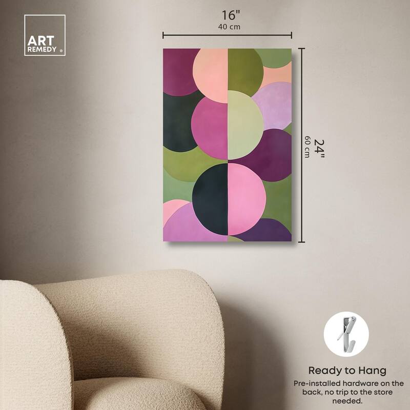 Purpurea I Canvas by Art Remedy, Gallery Wrapped