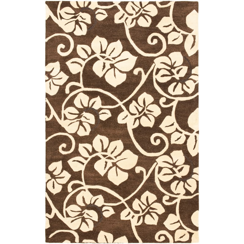 SAFAVIEH Handmade Soho Anya Floral N.Z. Wool Rug