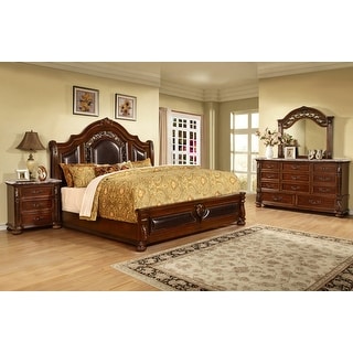 Best Master Furniture Traditional Cherry Bedroom Set Bed