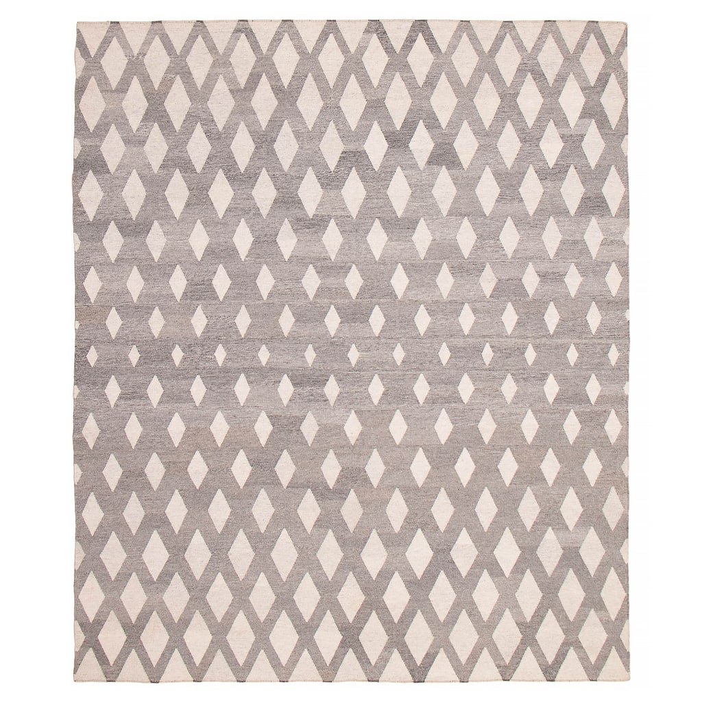 Ankara FW Grey Kilim 8'4" x 10'1" - 8'4 x 10'1