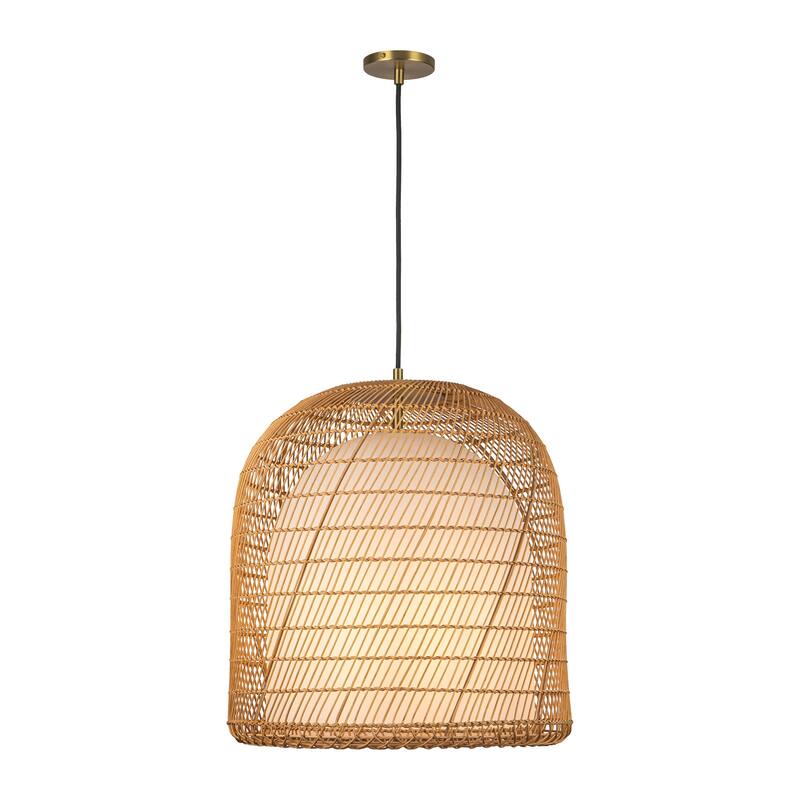 Alora Lighting PD631920 Bondi 20" Wide Pendant - Brushed Gold / Opal Glass