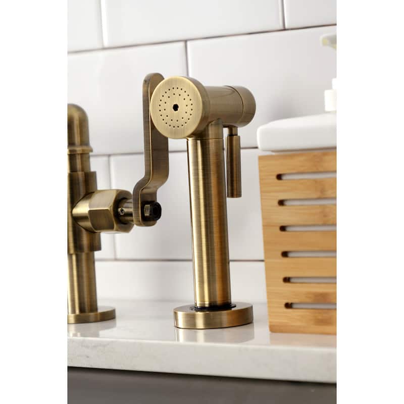 Kingston Brass Whitaker Bridge Kitchen Faucet