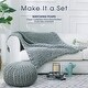 preview thumbnail 4 of 15, Cheer Collection Ultra Plush Chunky Cable Knit Throw Blanket