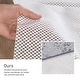 preview thumbnail 7 of 12, Cushioned Non Slip Rug Pad for Hard Surfaces - Beige