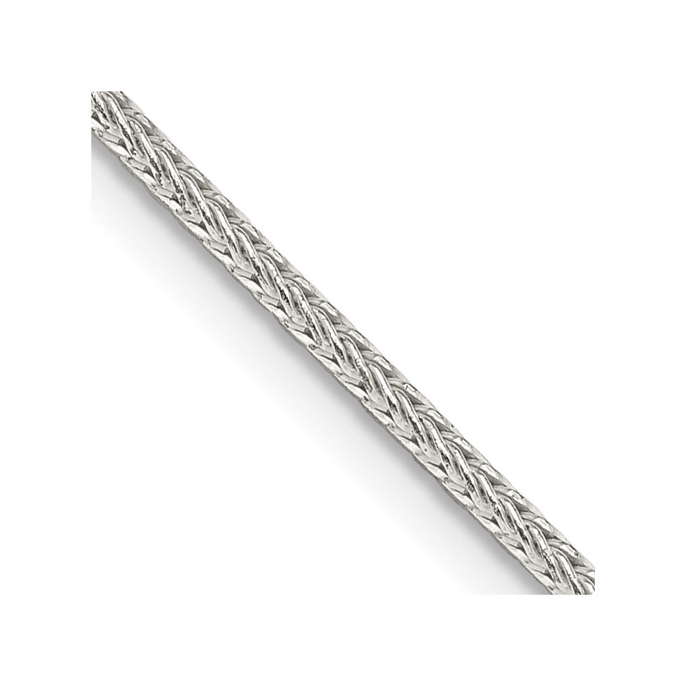 925 Sterling Silver Diamond-Cut Round Franco Chain Necklace 925 Sterling Silver Diamond-Cut Round Franco Chain Necklace