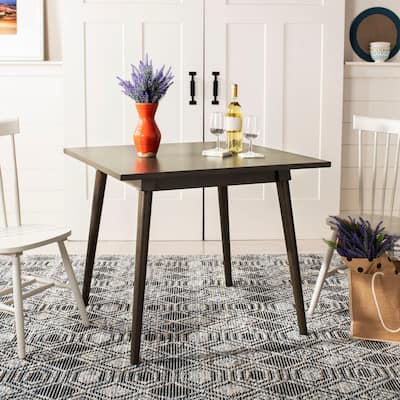 SAFAVIEH Simone Square Dining Table -Grey Walnut - 36" x 36" x 30.3"