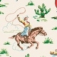 preview thumbnail 4 of 2, Cath Kidston Cowgirls Multi