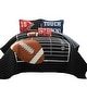 preview thumbnail 10 of 19, Lush Decor American Football Reversible Oversized Kids Quilt