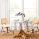 preview thumbnail 2 of 3, Lilac Garden Floral Tablecloth