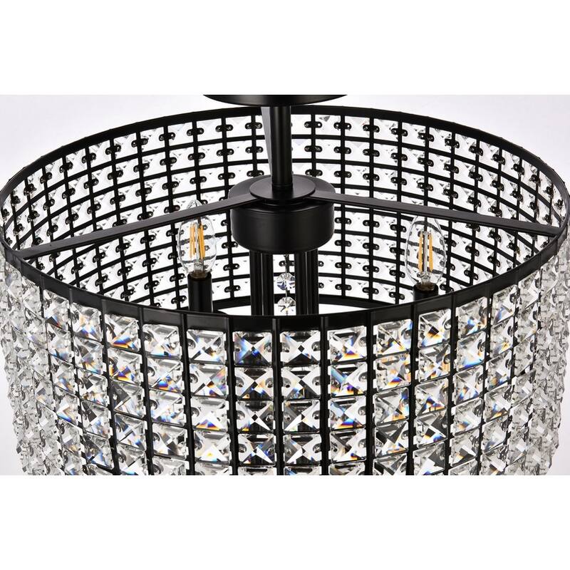 Esther 17 inch Flush Mount Chandelier