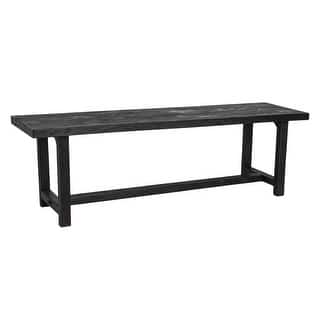 Elegant Acacia Trestle Bench