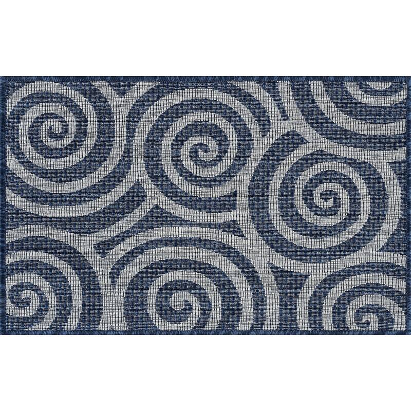 Colonnade Transitional Geometric Indoor/Outdoor Area Rug
