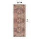 preview thumbnail 33 of 50, Floral Medallion Washable Rug – Low Pile, Non-Slip, Ideal for Entryway, Living Room, and Bedroom