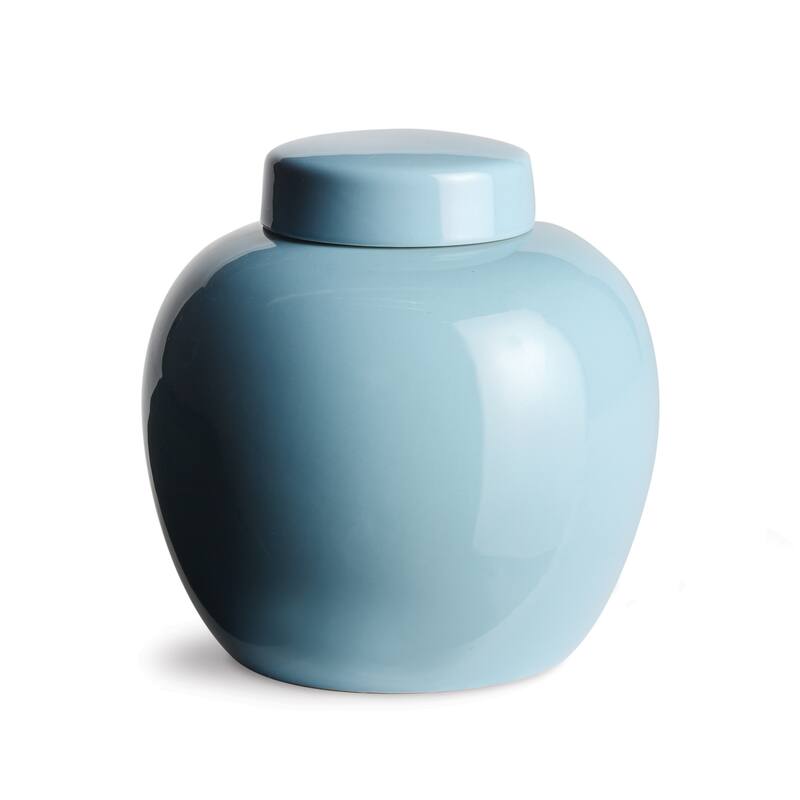 Koa Lidded Jar - Blue