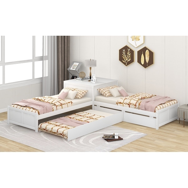 Twin beds with deals trundle sets