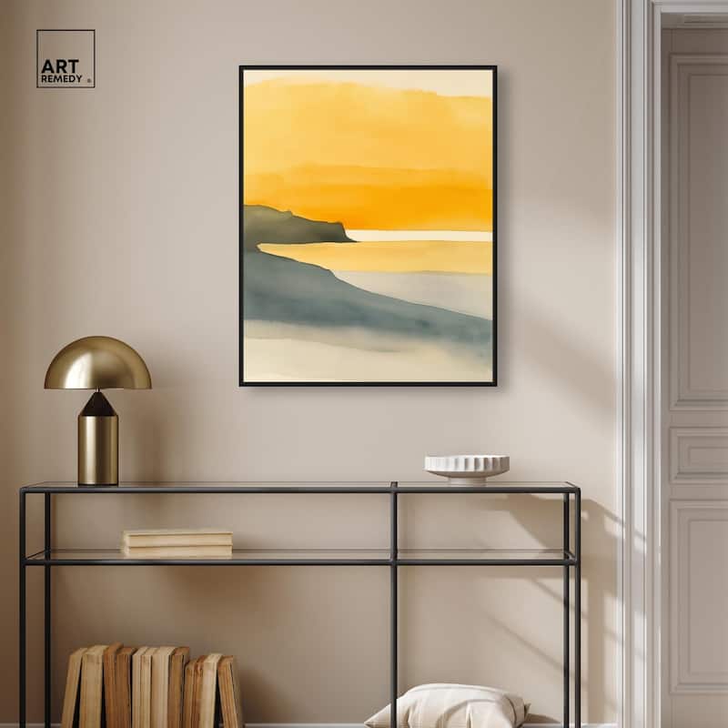 Dawn on the Waves Canvas by Art Remedy