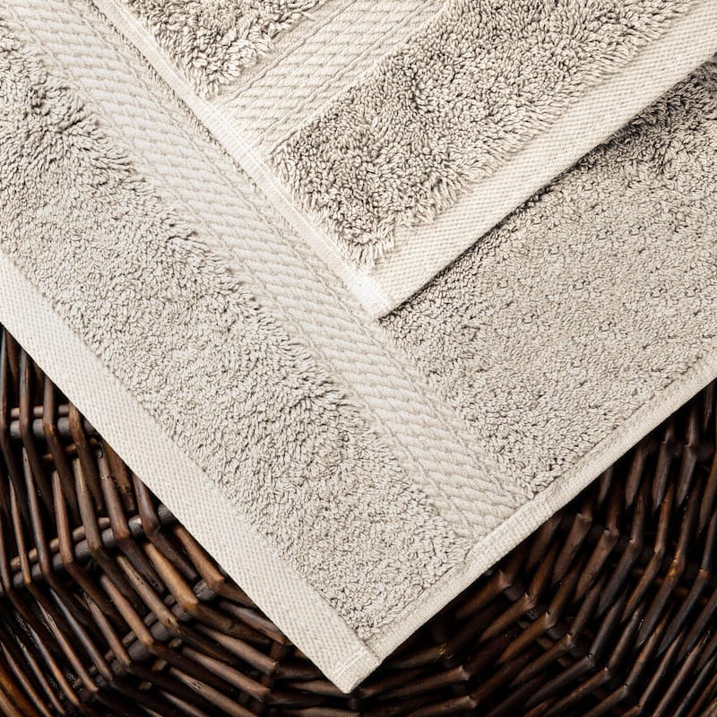 Superior Egyptian Cotton Pile Heavyweight Bath Towel Set of 2