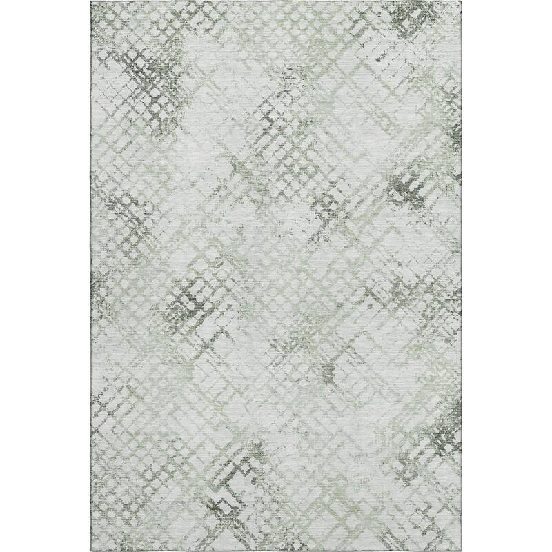 Premium Washable Super Soft Modern Trellis Mayfield Rug