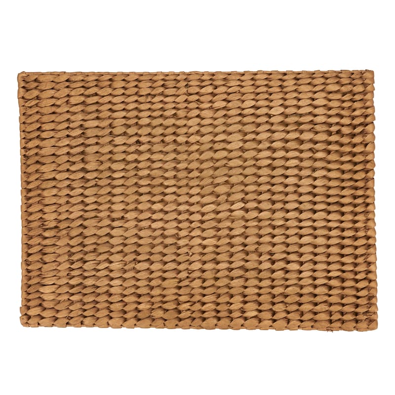 Water Hyacinth Placemats With Woven Design (Set of 4)