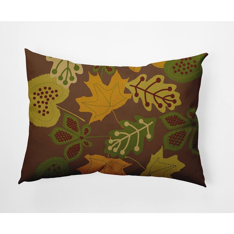 Fall Leaves Decorative Throw Pillow