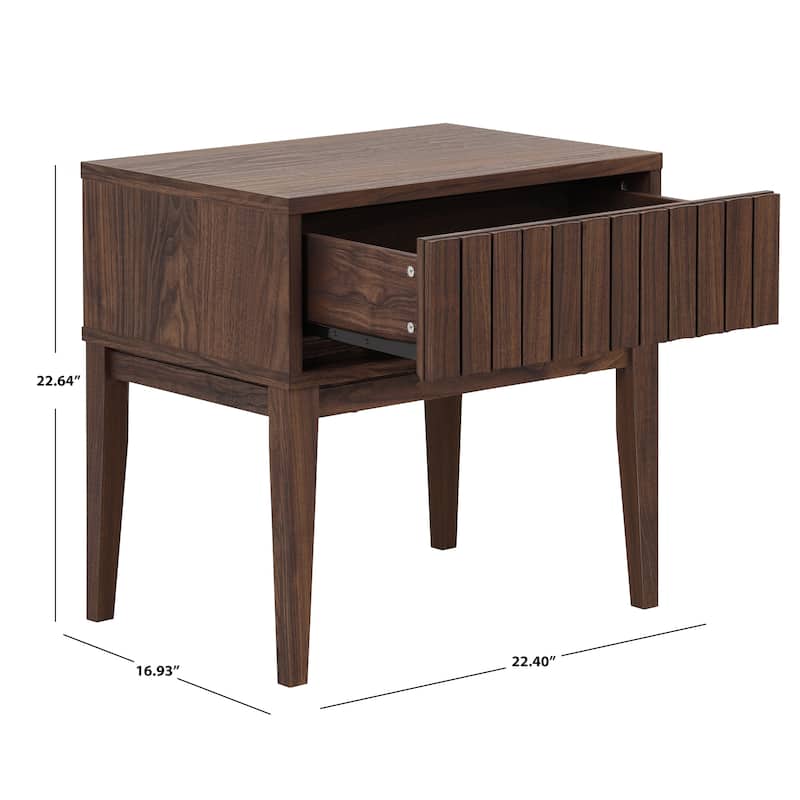 SAFAVIEH Home Fidia 1-Drawer Nightstand