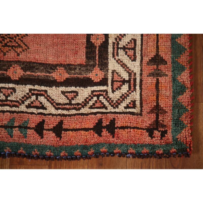 Lori Persian Antique Area Rug Handmade Wool Carpet - 3'11"x 6'11"