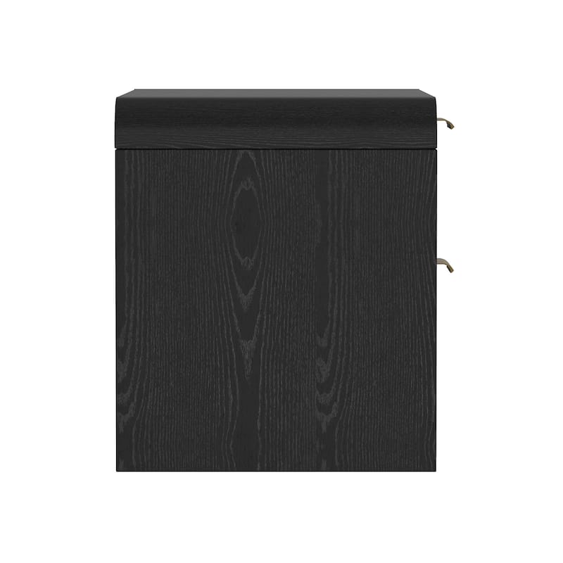 Manhattan Comfort Grace Modern Nightstand with 4 Drawers Set of 2