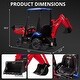 preview thumbnail 12 of 16, 4 in 1 Ride on Excavator & Bulldozer, Front Loader, 12V