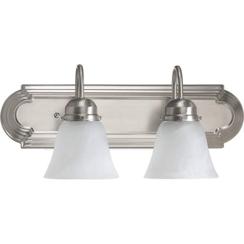 Quorum International 5094-2-1 Fort Worth 2 Light 18" Wide Vanity Light - Satin Nickel