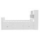 preview thumbnail 12 of 52, Full Size Storage Platform Bed Captain Bed with 4 Drawers and Storage Headboard, Wood Slats Support No Box Spring Needed