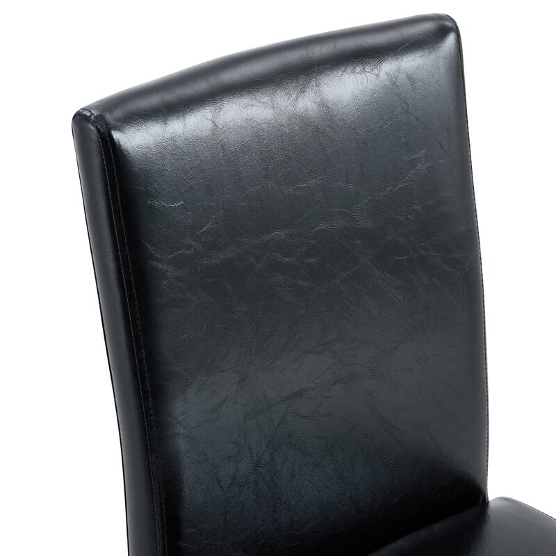 Dining Chairs Set of 4, Modern Kitchen Chairs with Black Metal Legs Side Chairs for Dining Room