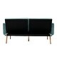 preview thumbnail 53 of 70, Velvet Upholstered Tufted Loveseats Sleeper Sofa With Rose Golden Legs