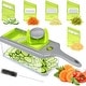 preview thumbnail 1 of 10, Fitnate Kitchen Clever Cutter Vegetable Chopper Slicer Fine Grater Veggie Blade - M