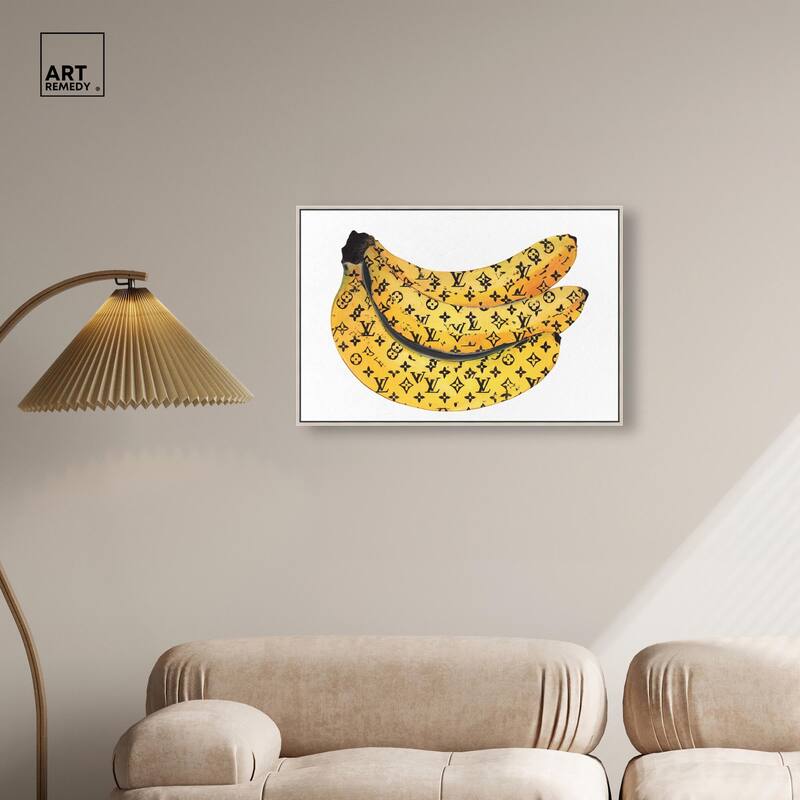 Fashion Bananas Canvas by Art Remedy