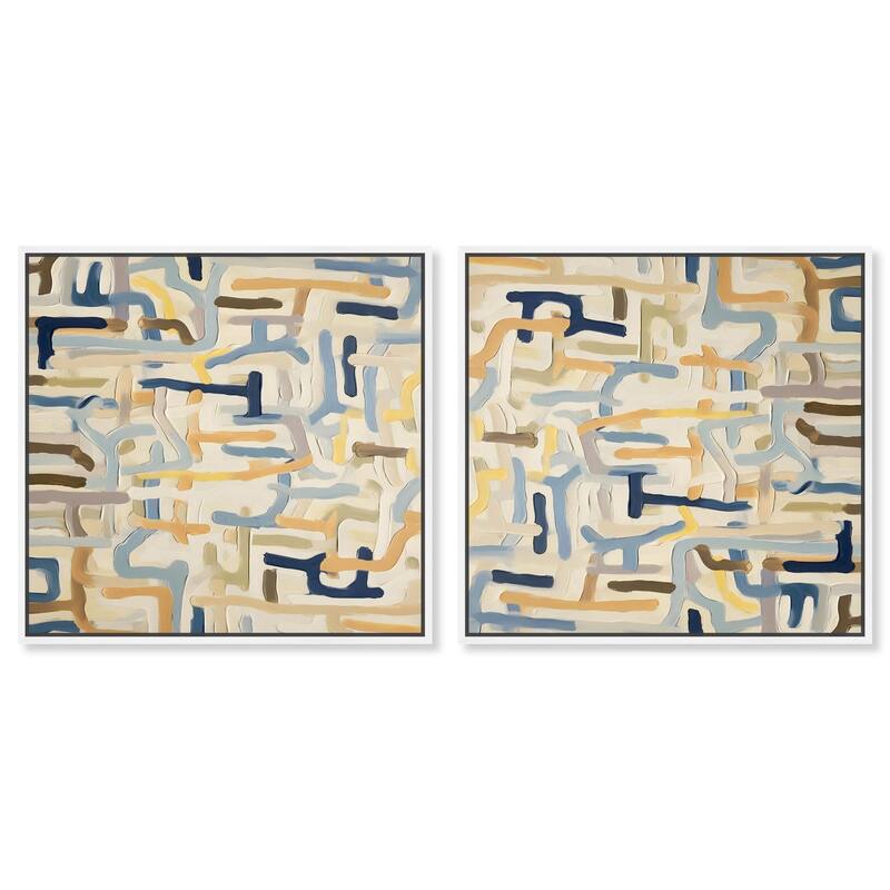 The Cutouts Canvas by Art Remedy - 10" x 15" - White