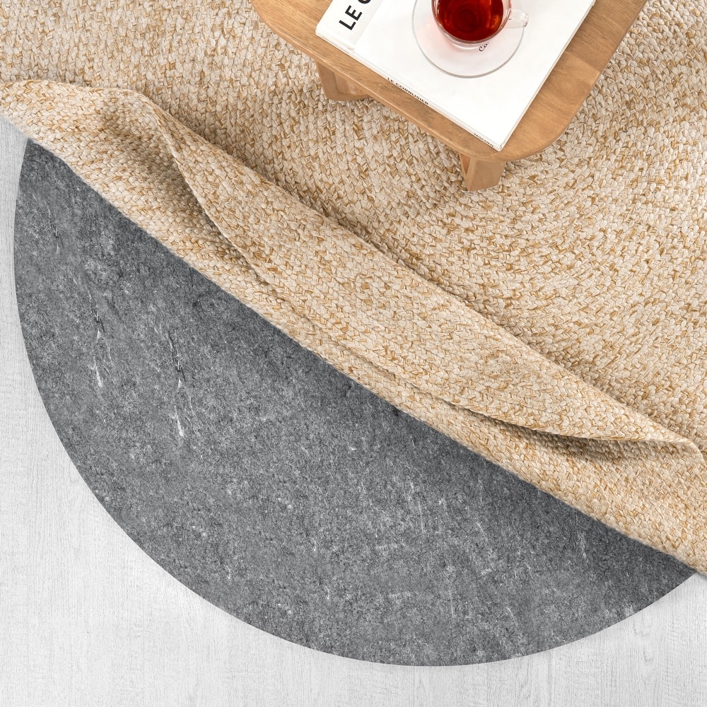 Jani Premium All-Surface Non-Slip 5' x 8', Gray/Tan, Rectangle Rug Pad - Extra Strong, Protective, Anti-Slip for Hardwood Floors