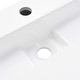 preview thumbnail 6 of 51, vidaXL Wash Basin Mineral Cast/Marble Cast White Washroom Sink Multi Sizes
