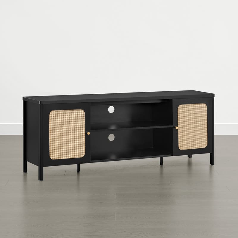 Spruce & Spring 62" Bohemian TV Stand Modern Media Console Entertainment Center