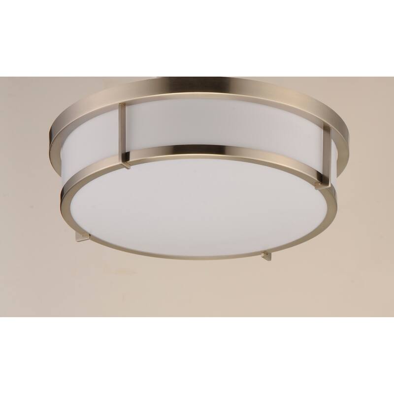 Maxim Rogue 3 Light 17" Wide Flush Mount Drum Ceiling Fixture