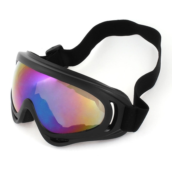 Woman Man Elastic Head Band Colorful Lens Ski Skate Sports Goggles Sunglasses