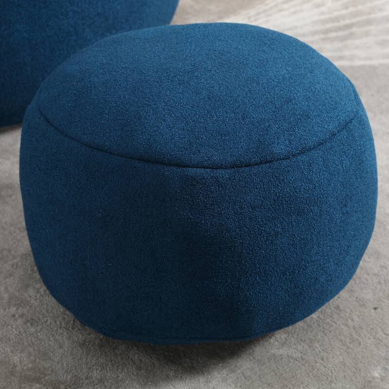High Pressure Foam Bean Bag Sofa Chair with Footrest