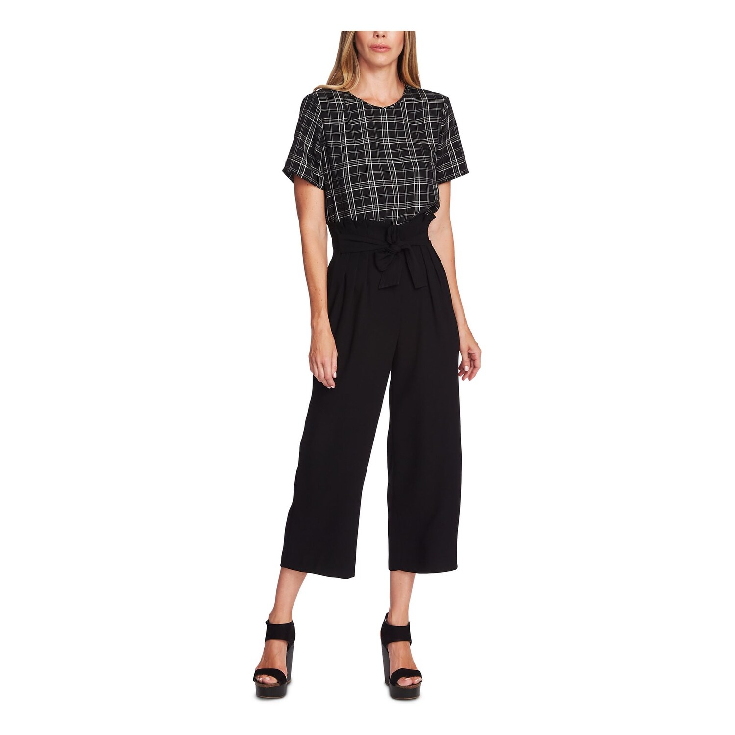 black flare work pants