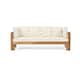 Long Beach Outdoor Extendable Acacia Wood Daybed Sofa by Christopher Knight Home