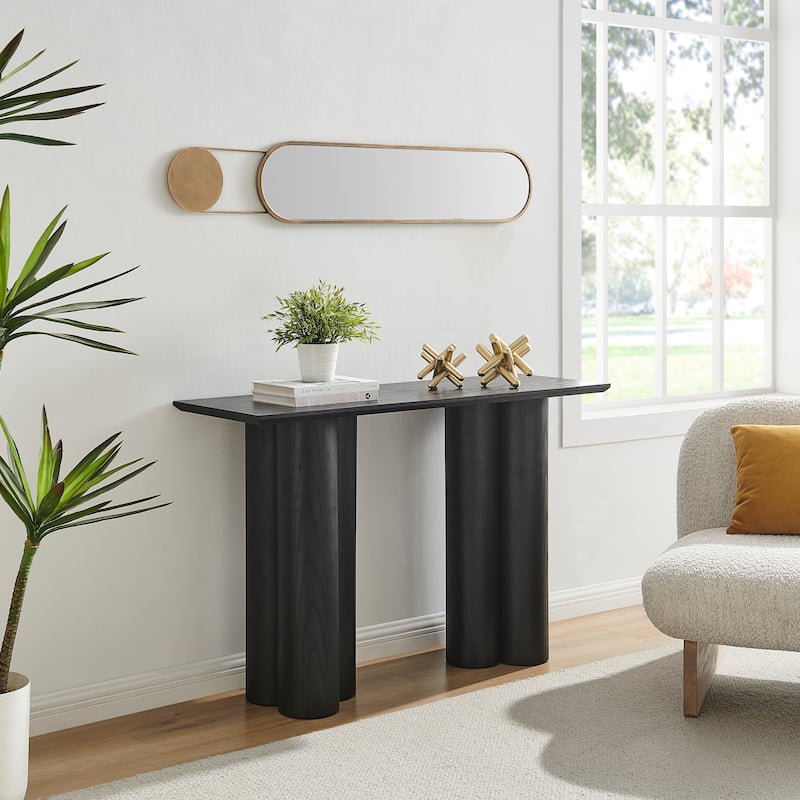 Antique Brass Oval Wall Mirror - Horizontal or Vertical Wall Mount