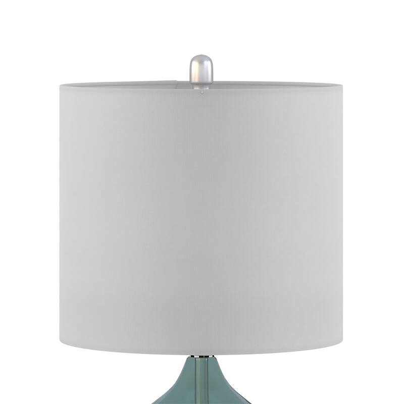 Ellipse Curved Glass Table Lamp, Set of 2 for living room,bedroom,and dining room