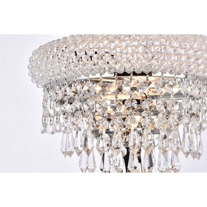Fleur Illumination 2 light Chrome Wall Sconce