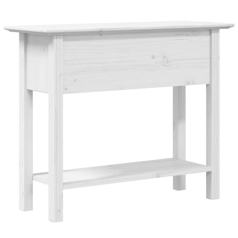 vidaXL Console Table Accent Storage Sofa Console Table BODO Solid Wood Pine - 35.4"x13.6"x28.7"