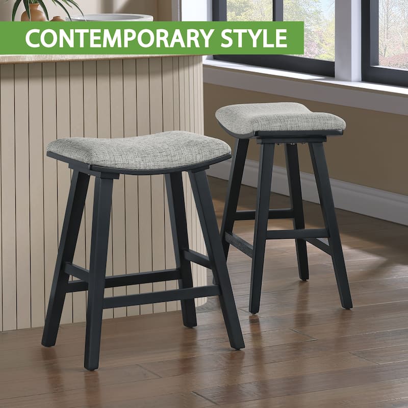 Coley 24" Saddle Stool (2-Pack)
