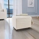 preview thumbnail 2 of 15, Evolur Holland Upholstered Ottoman in Thunder, Foot Rest Stool for Nursing Moms